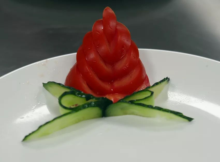 佛门素食｜福建莆田广化寺厨艺学习之雕刻花摆