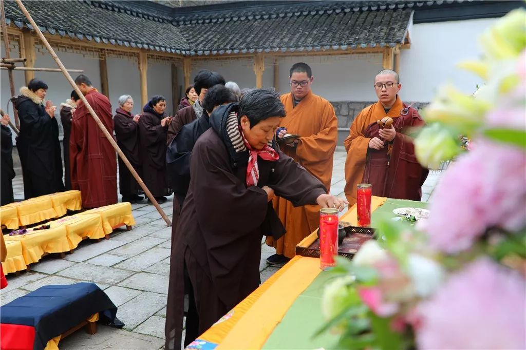 浙江安吉北天目灵峰讲寺举行“蕅益大师圆寂364周年纪念活动”