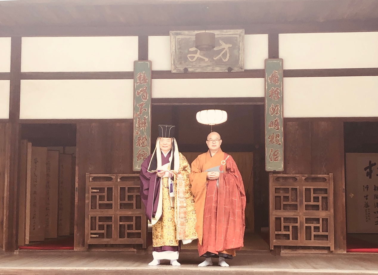 福建古黄檗山祖庭住持戒文和尚赴日出席隐元禅师纪念法会 中日黄檗法脉互动互鉴