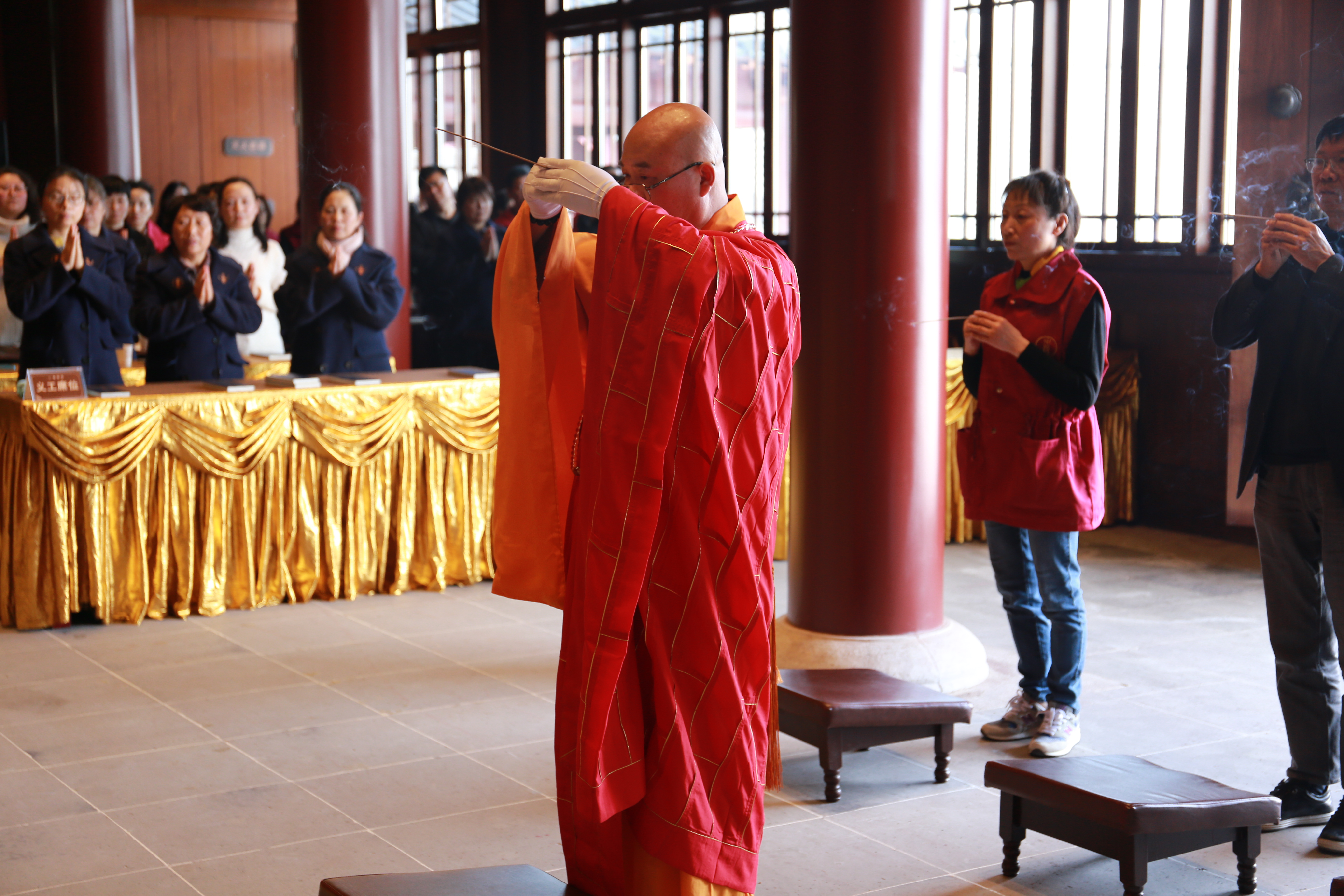 南京牛首山佛顶寺举行三时系念活动