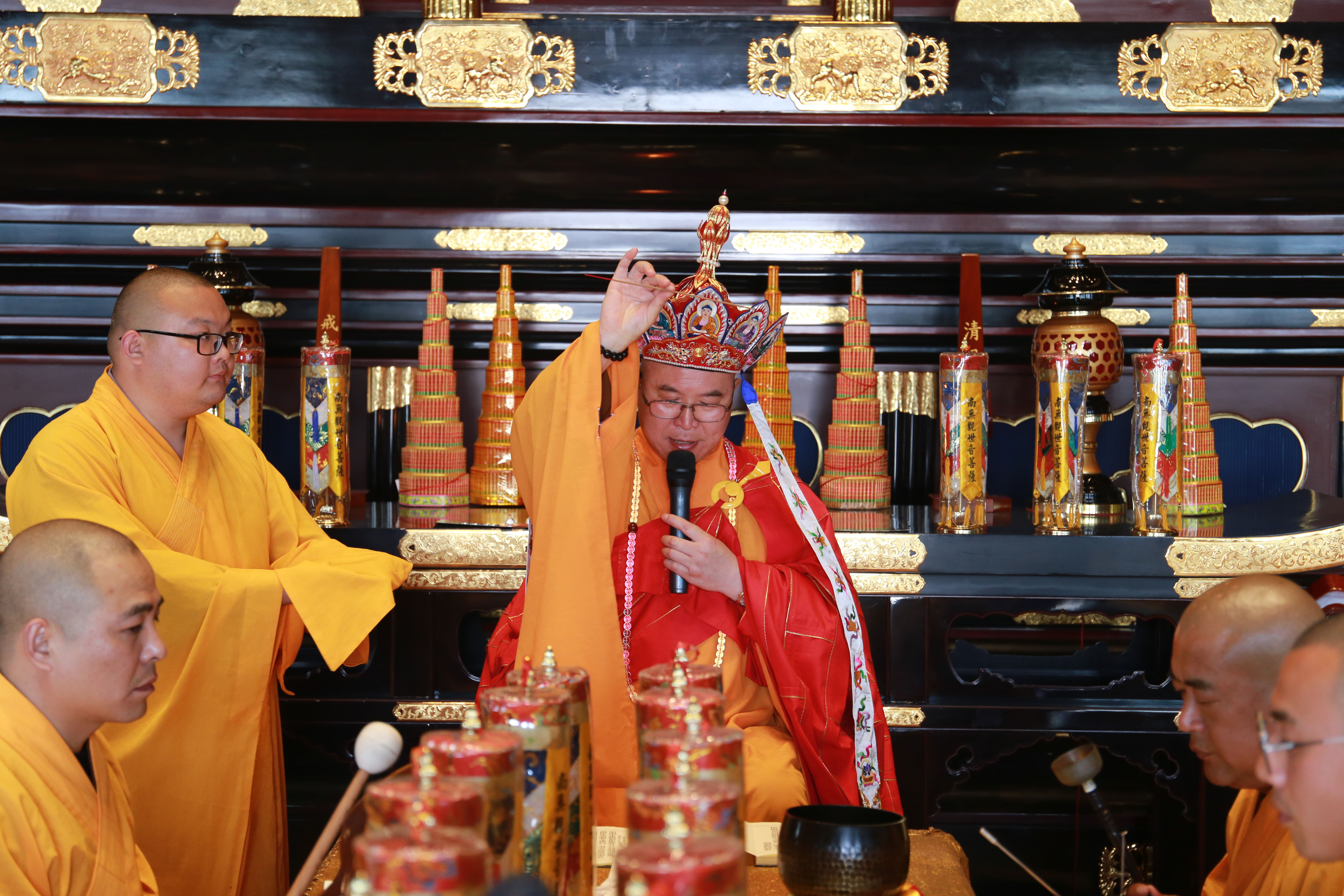 南京牛首山佛顶寺举行三时系念活动
