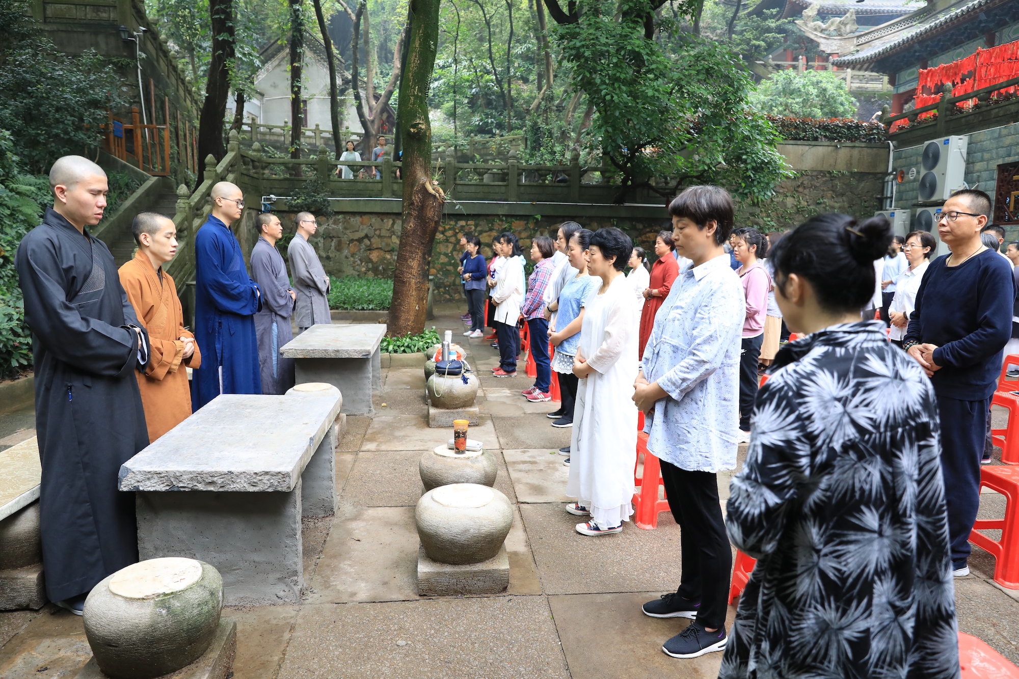 传承非遗禅武医 | 嵩山内养功法讲座在广州市能仁寺举行