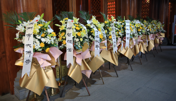 【现场图集】广州大佛寺设立灵堂纪念新成长老