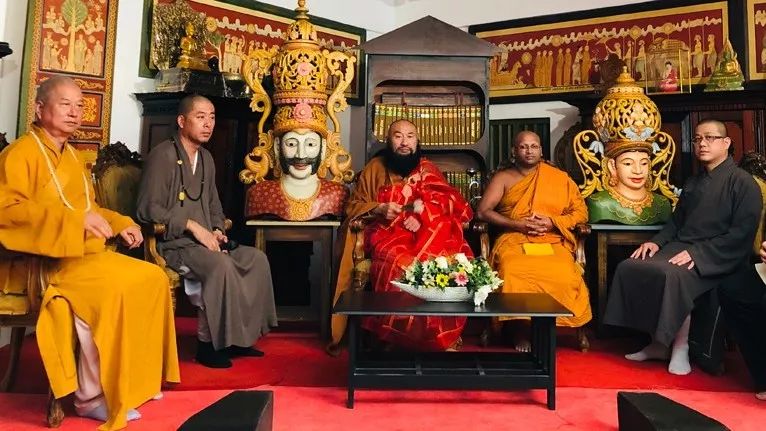普法法师率中国佛教代表团赴斯里兰卡参加佛牙节庆祝活动