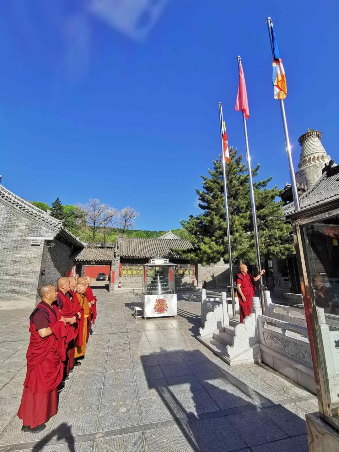 五台山各寺院有序恢复开放，喜迎八方游客