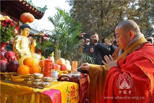 己亥年少林寺广施腊八粥:禅心施福粥,粥香溢全球