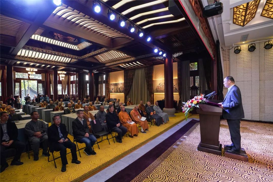 2019汉传佛教院校青年法师书法培训班开班仪式在杭州永福寺举行