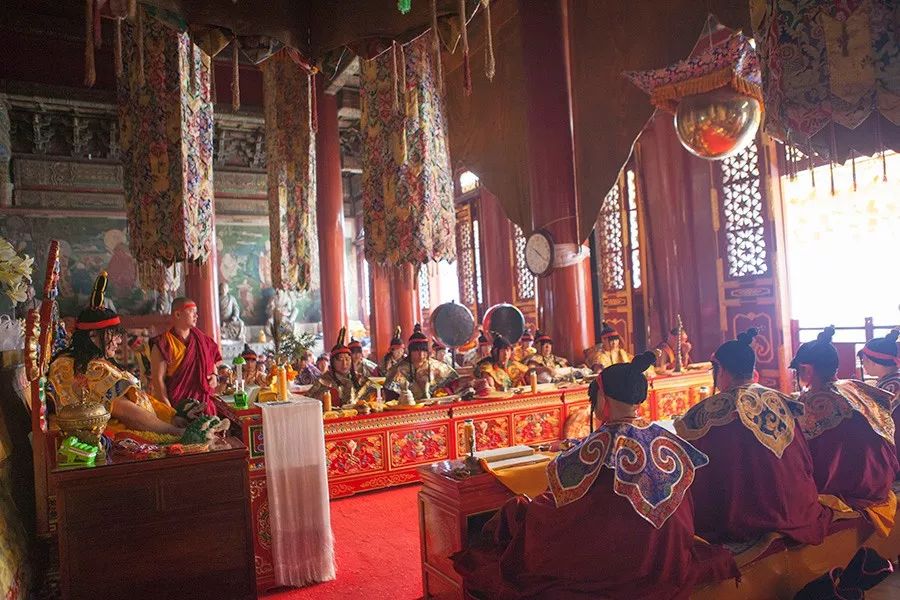 河北承德普宁寺喜迎祖国盛世华诞70周年 举办为期三天的大日如来祈福活动