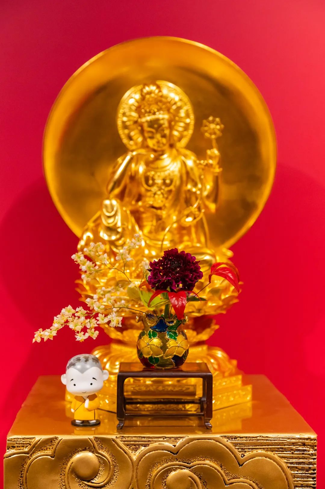 “空华水月·玉佛印心”玉佛禅寺·华道家元池坊作品展圆满开幕！