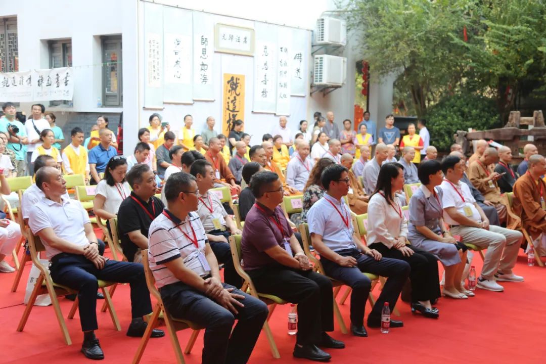 纪念昌明老和尚诞辰107周年书法笔会在卓刀泉寺举行