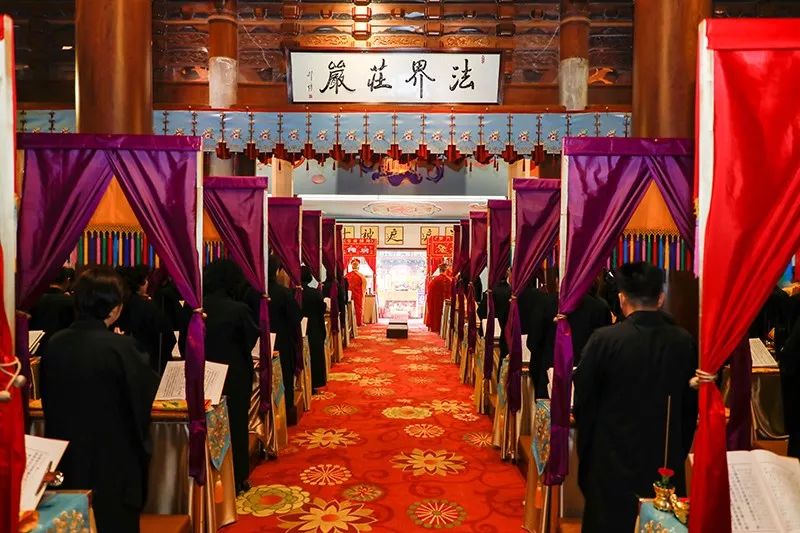 南普陀寺无遮水陆法会内坛今日正式开坛