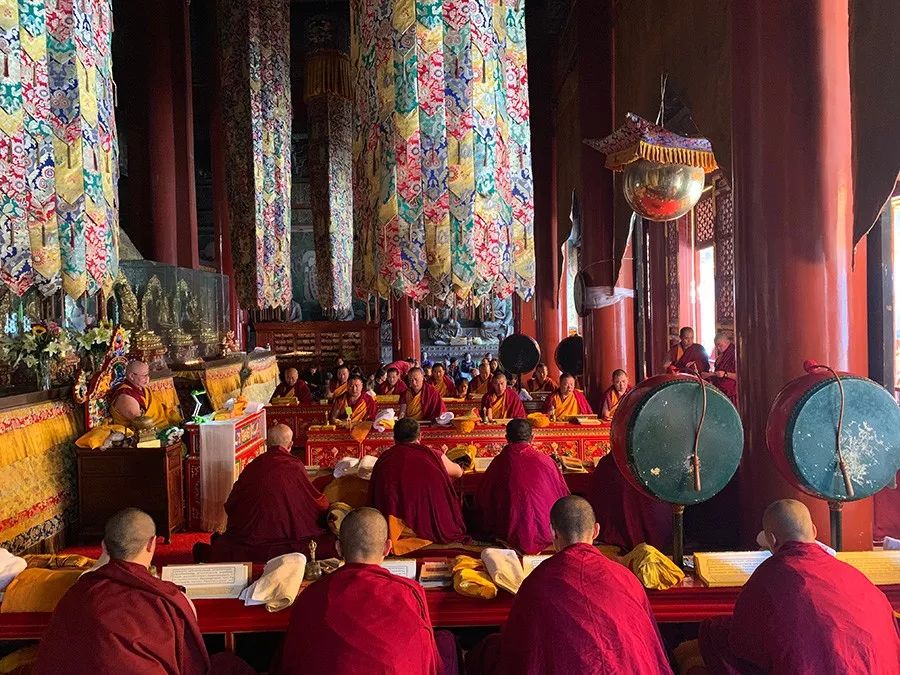 河北承德普宁寺喜迎祖国盛世华诞70周年 举办为期三天的大日如来祈福活动