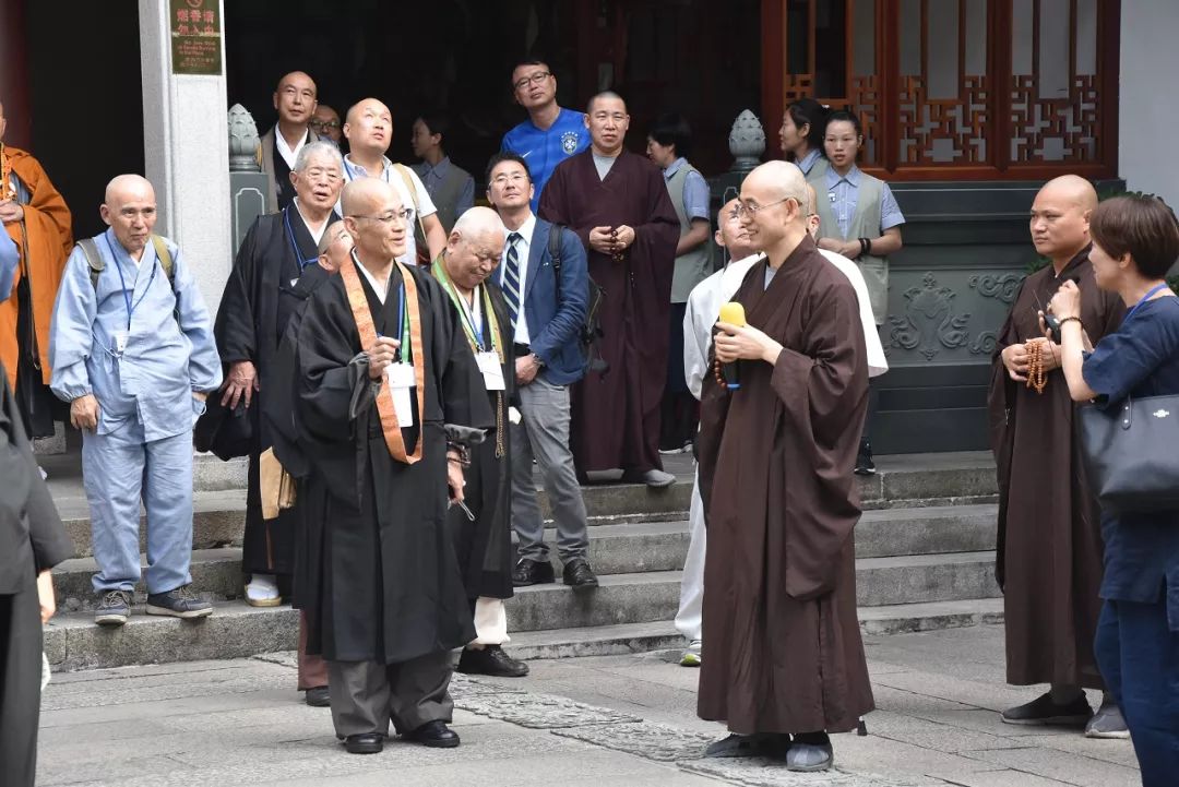 “中韩日佛教友好交流会议”日本佛教代表团莅临六榕寺参观访问