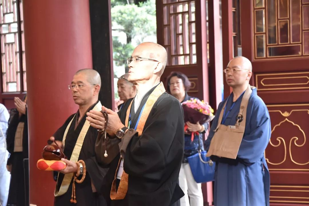“中韩日佛教友好交流会议”日本佛教代表团莅临六榕寺参观访问
