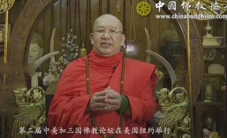 点亮心灯 祈愿和平 ——第二届中美加佛教论坛在美国纽约联合国总部举行