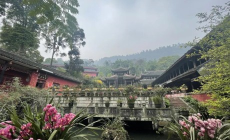 峨眉山上的五座比丘尼寺院（图）