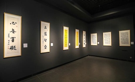 书道禅心｜悟全法师书画作品展在普济艺术博物馆开展